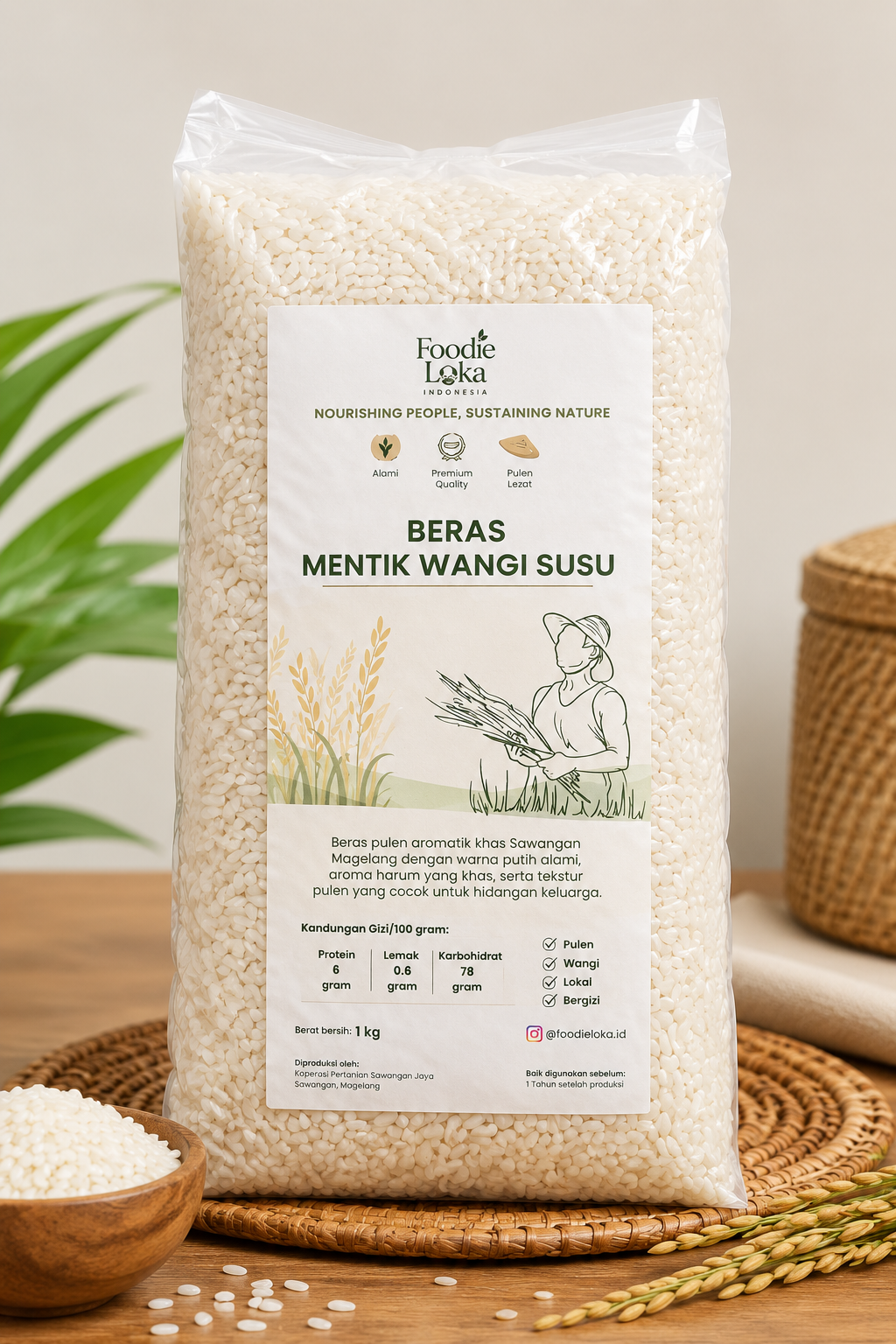 Non-Organic Mentik Wangi Susu Rice